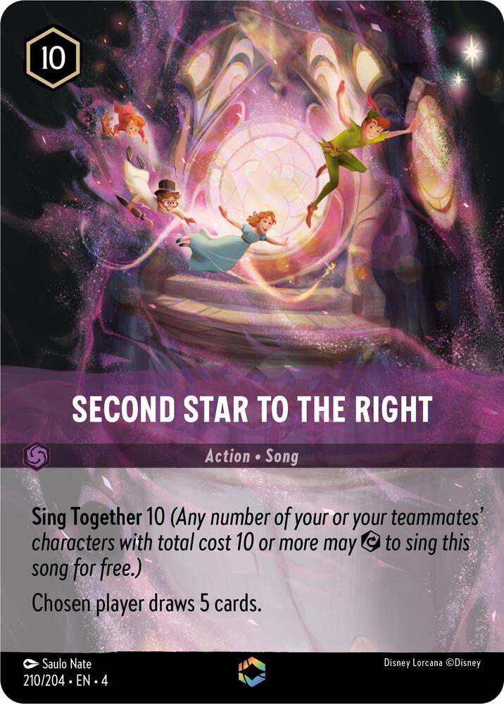 Second Star to the Right (Enchanted) 210/204 card from Ursula's Return