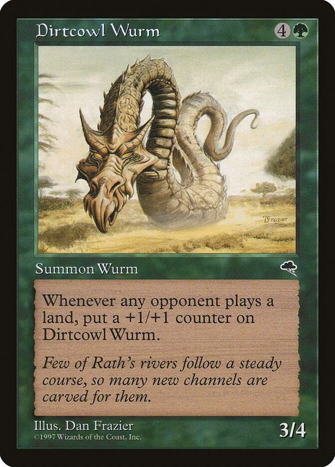 Dirtcowl Wurm 221 card from Tempest