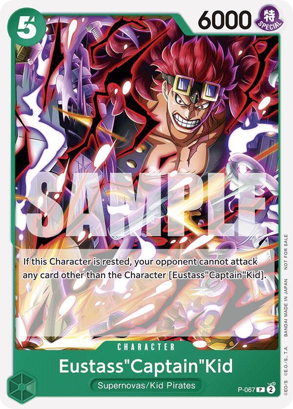 Eustass"Captain"Kid (OP-07 Pre-Release Tournament) P-067 card from One Piece Promotion Cards