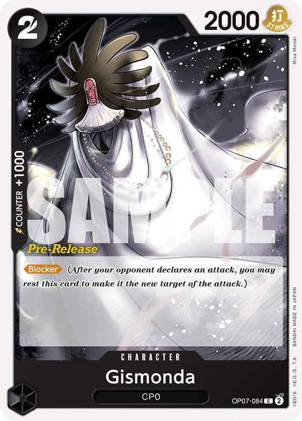 Gismonda OP07-084 card from 500 Years in the Future Pre-Release Cards