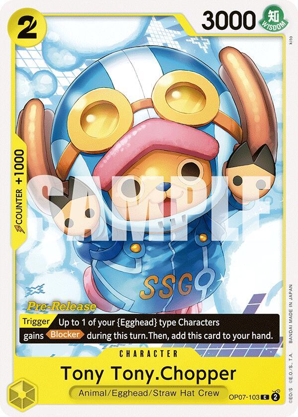 Tony Tony.Chopper OP07-103 card from 500 Years in the Future Pre-Release Cards