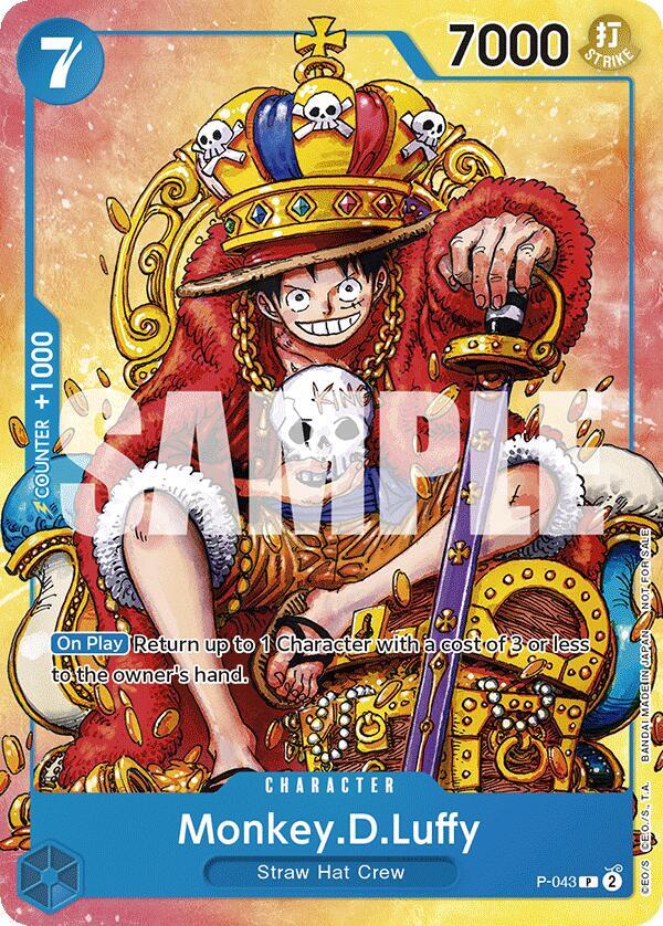 Monkey.D.Luffy (Convention Promo 2024) P-043 card from One Piece Promotion Cards