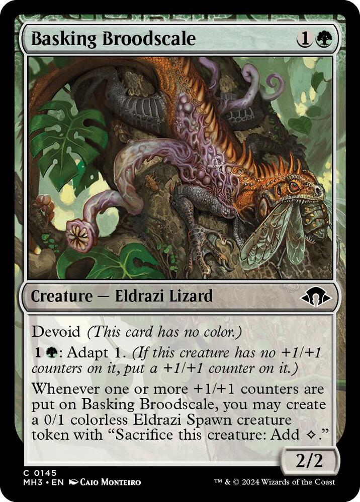 Basking Broodscale 145 card from Modern Horizons 3