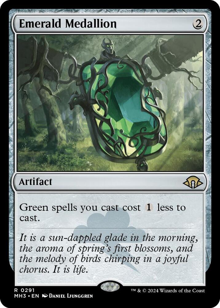 Emerald Medallion 291 card from Modern Horizons 3