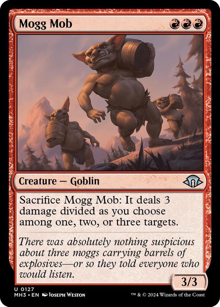 Mogg Mob 127 card from Modern Horizons 3