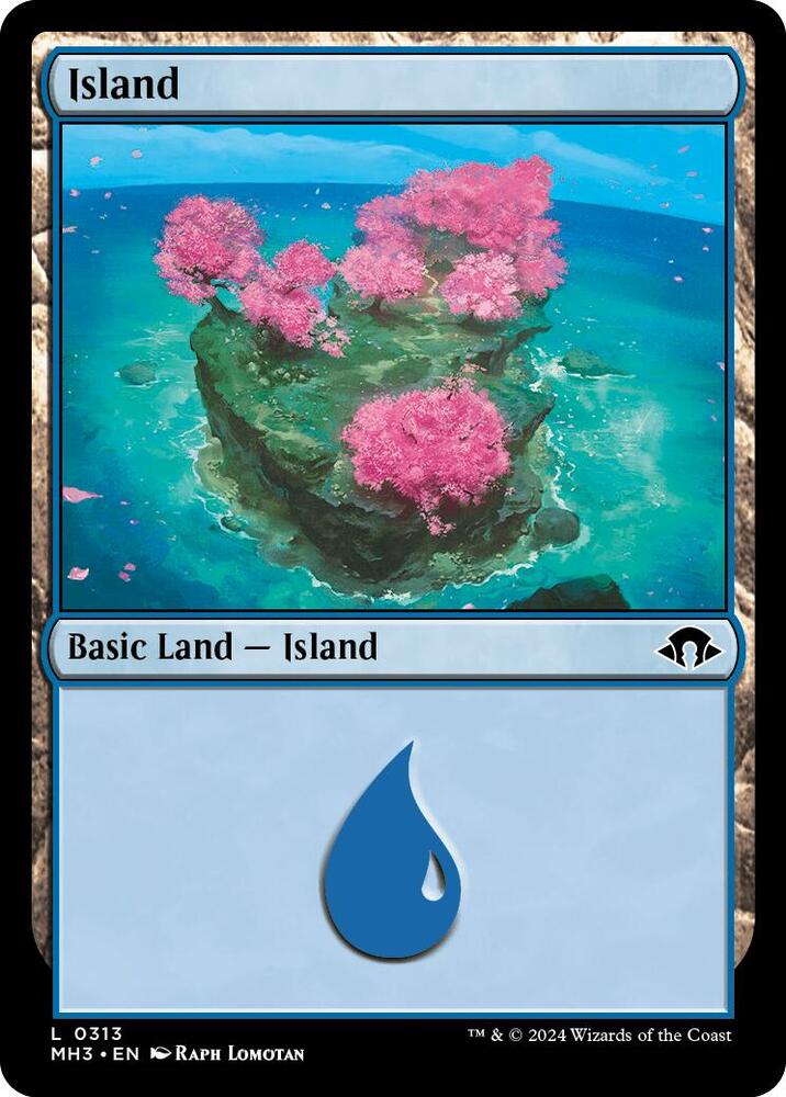 Island 313 card from Modern Horizons 3