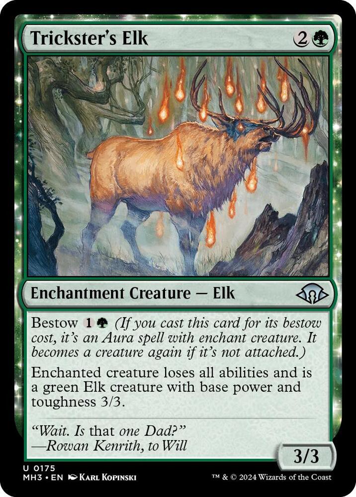 Trickster's Elk 175 card from Modern Horizons 3