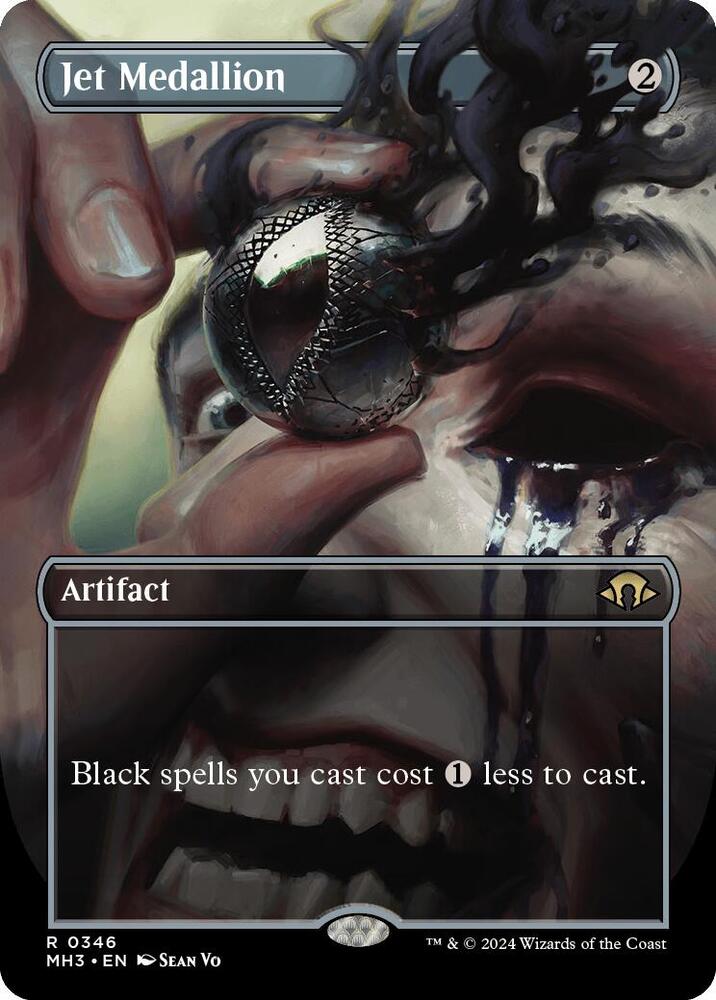 Jet Medallion (Borderless) 346 card from Modern Horizons 3