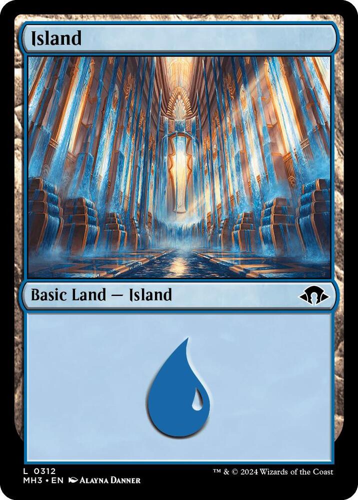 Island 312 card from Modern Horizons 3