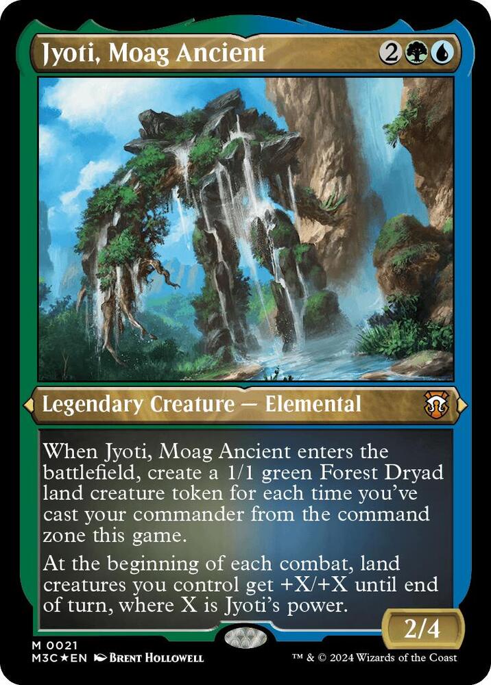 Jyoti, Moag Ancient (Foil Etched) 21 card from Commander: Modern Horizons 3
