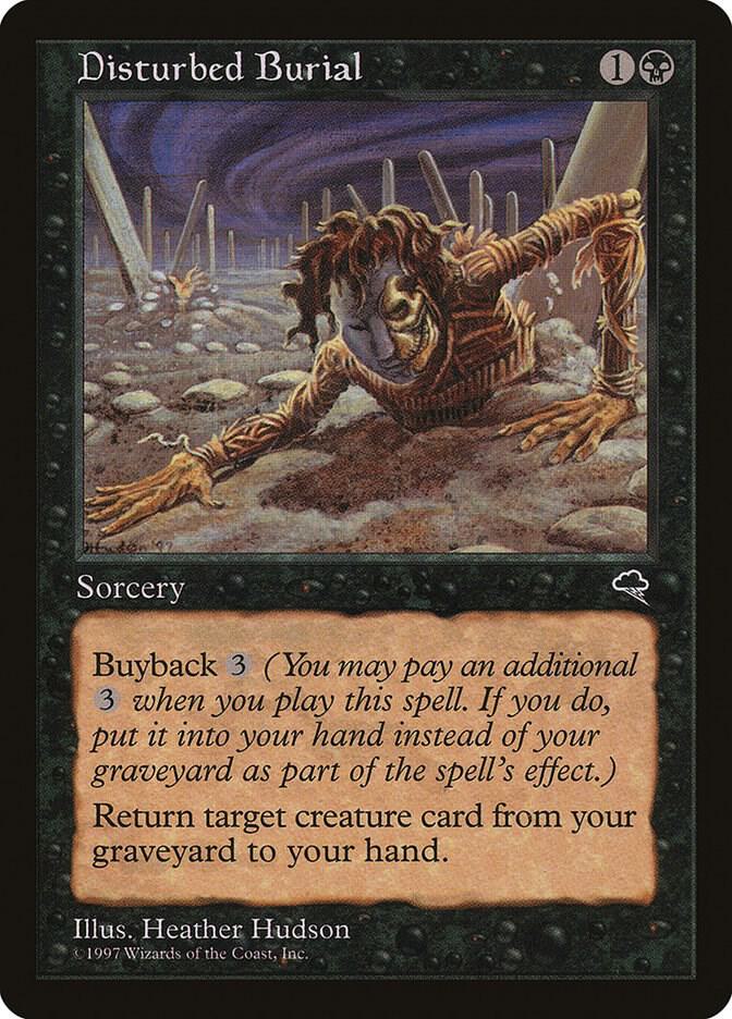 Disturbed Burial 129 card from Tempest