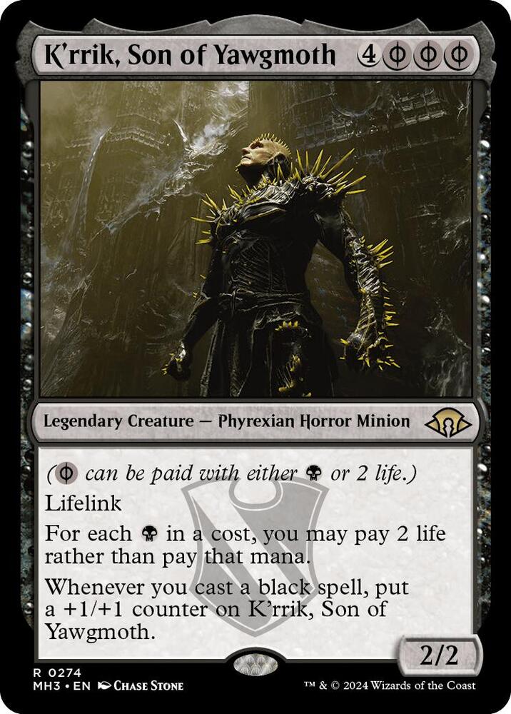 K'rrik, Son of Yawgmoth 274 card from Modern Horizons 3