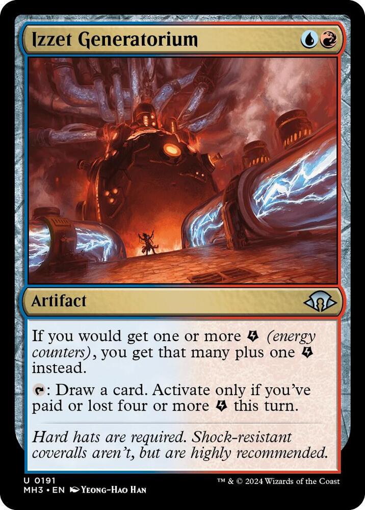 Izzet Generatorium 191 card from Modern Horizons 3
