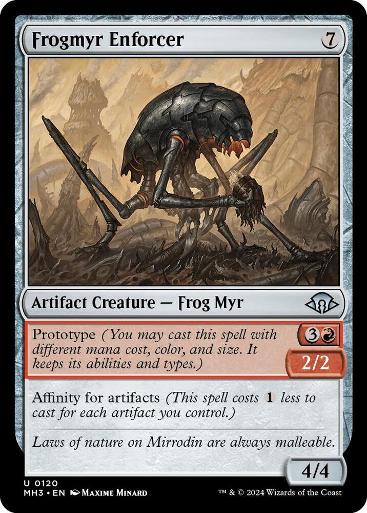 Frogmyr Enforcer 120 card from Modern Horizons 3