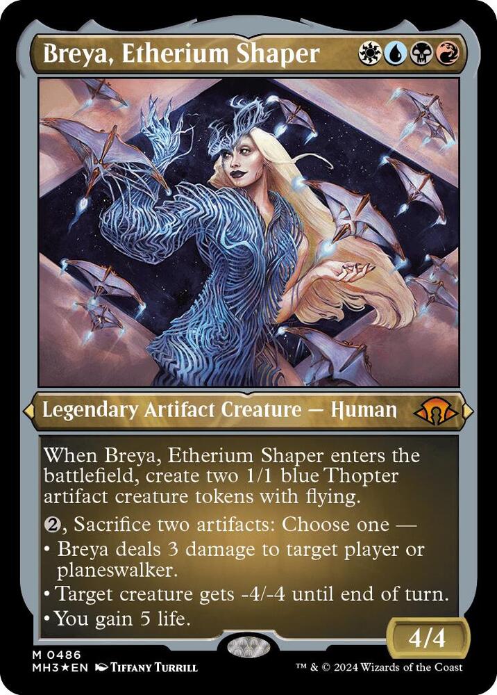 Breya, Etherium Shaper (Foil Etched) 486 card from Modern Horizons 3