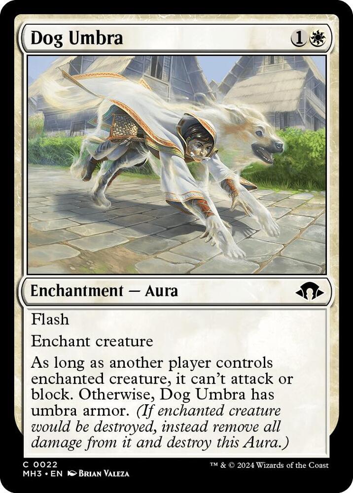 Dog Umbra 22 card from Modern Horizons 3