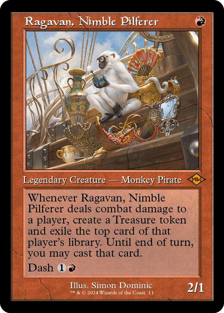 Ragavan, Nimble Pilferer (Retro Frame) 11 card from Modern Horizons 2