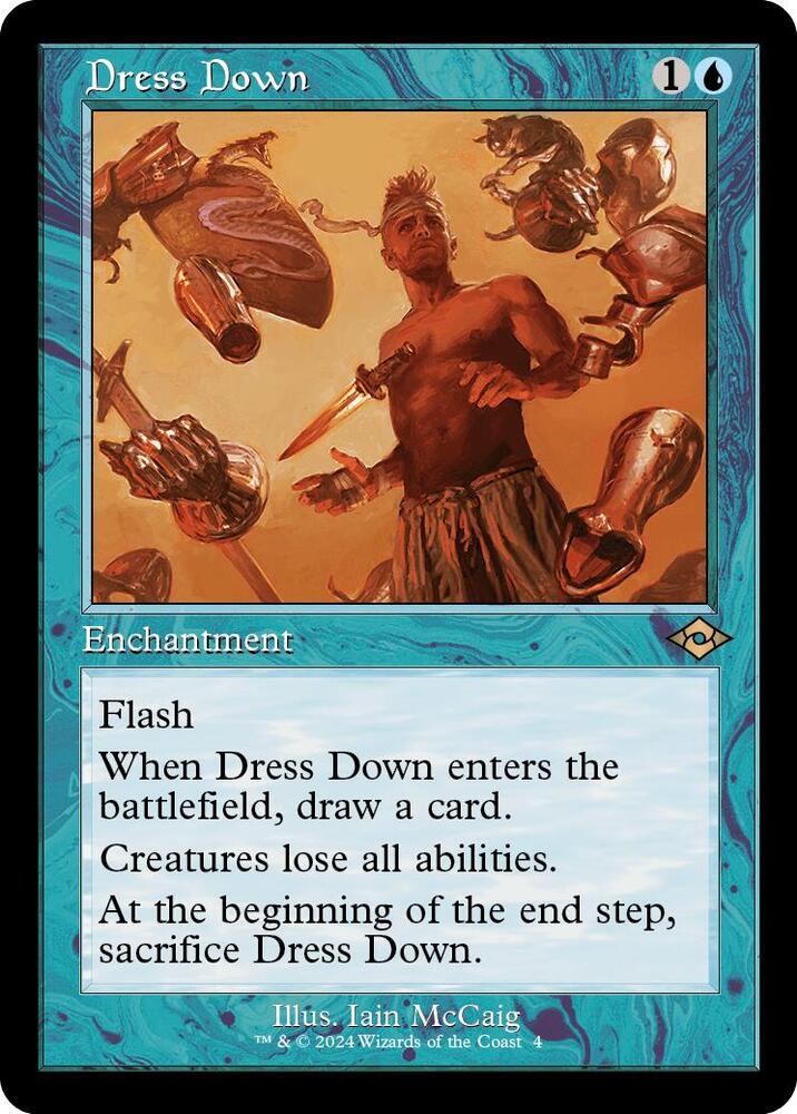 Dress Down (Retro Frame) 4 card from Modern Horizons 2