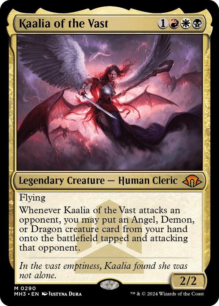 Kaalia of the Vast 290 card from Modern Horizons 3