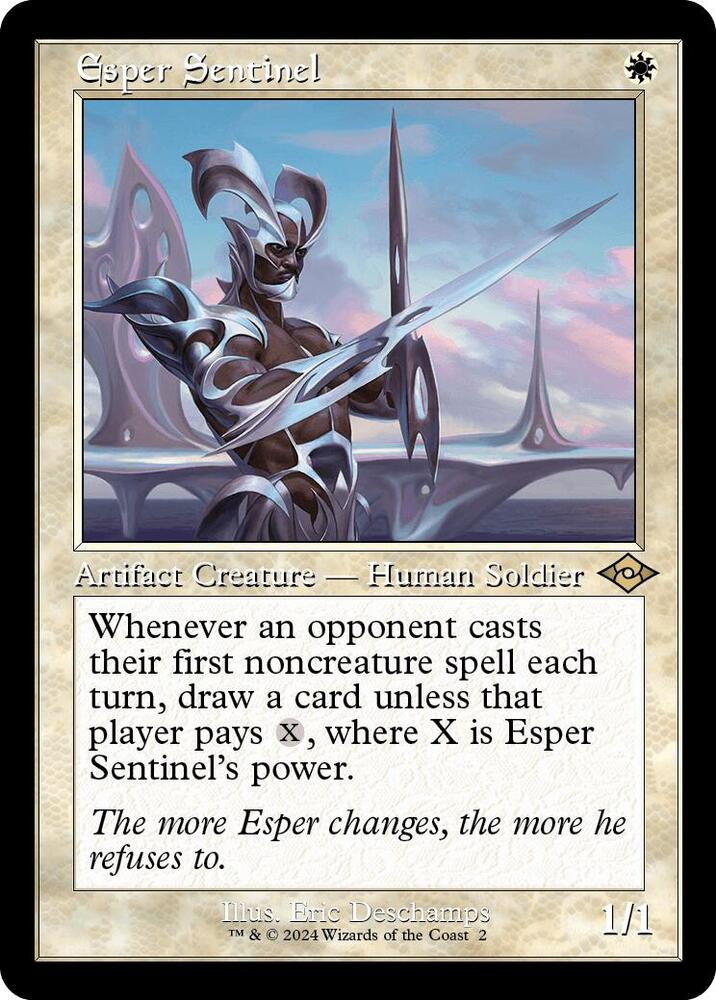 Esper Sentinel (Retro Frame) 2 card from Modern Horizons 2