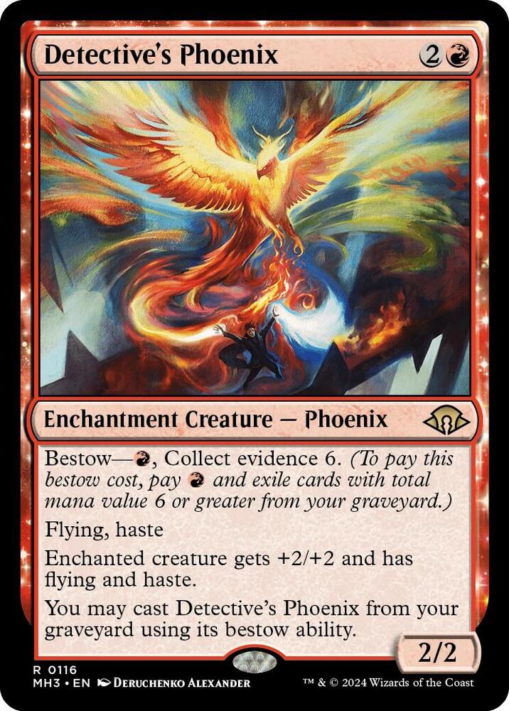 Detective's Phoenix 116 card from Modern Horizons 3