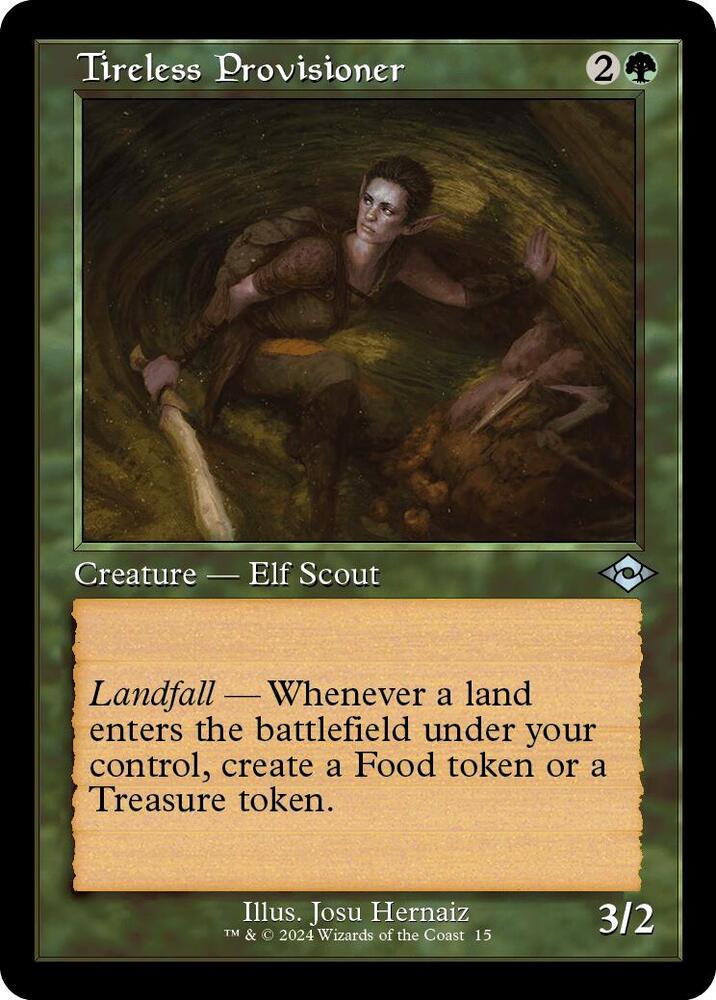 Tireless Provisioner (Retro Frame) 15 card from Modern Horizons 2