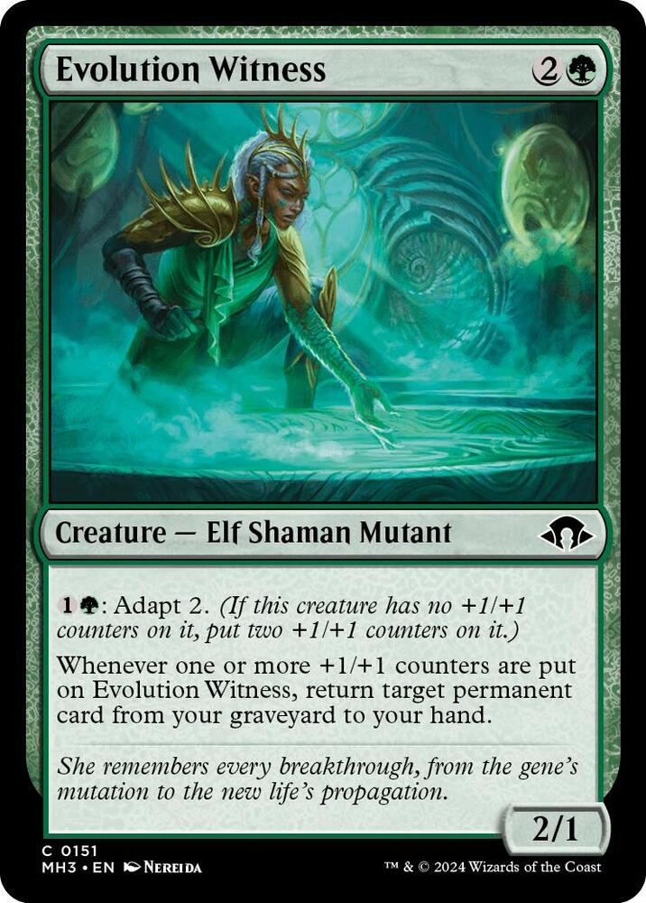 Evolution Witness 151 card from Modern Horizons 3