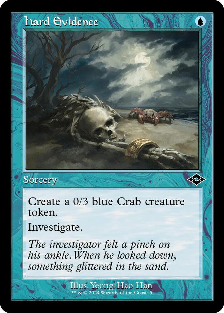 Hard Evidence (Retro Frame) 5 card from Modern Horizons 2