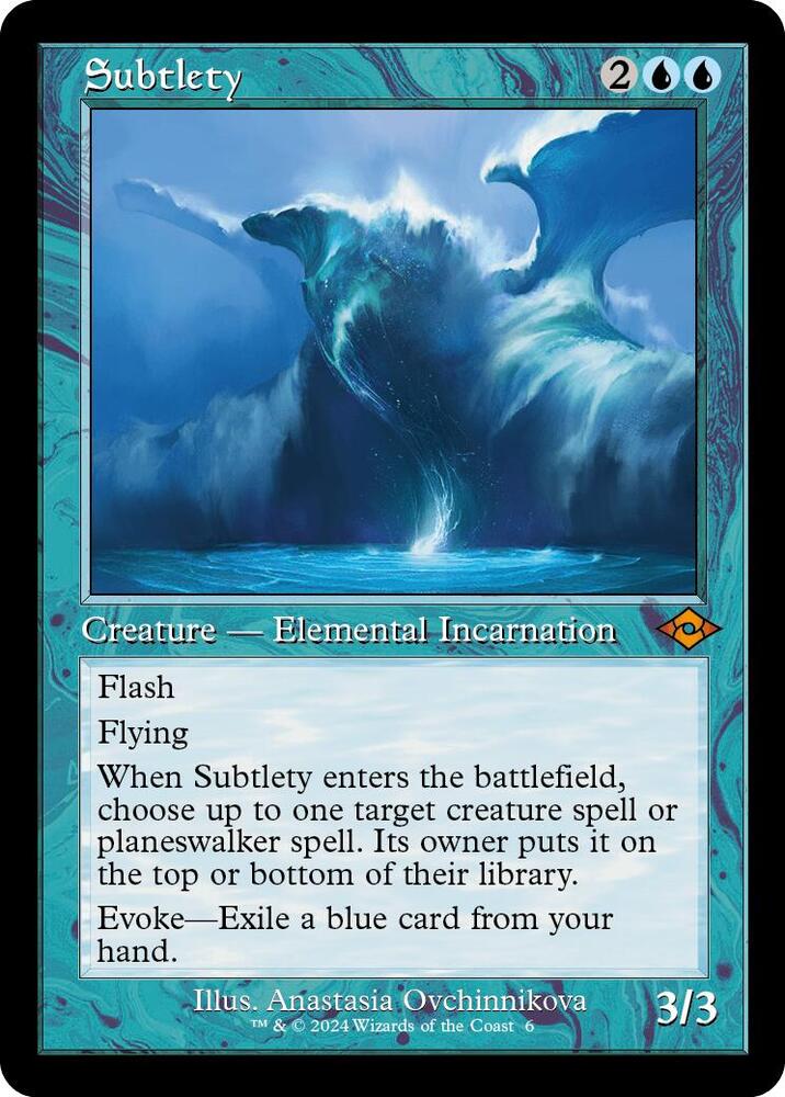 Subtlety (Retro Frame) 6 card from Modern Horizons 2