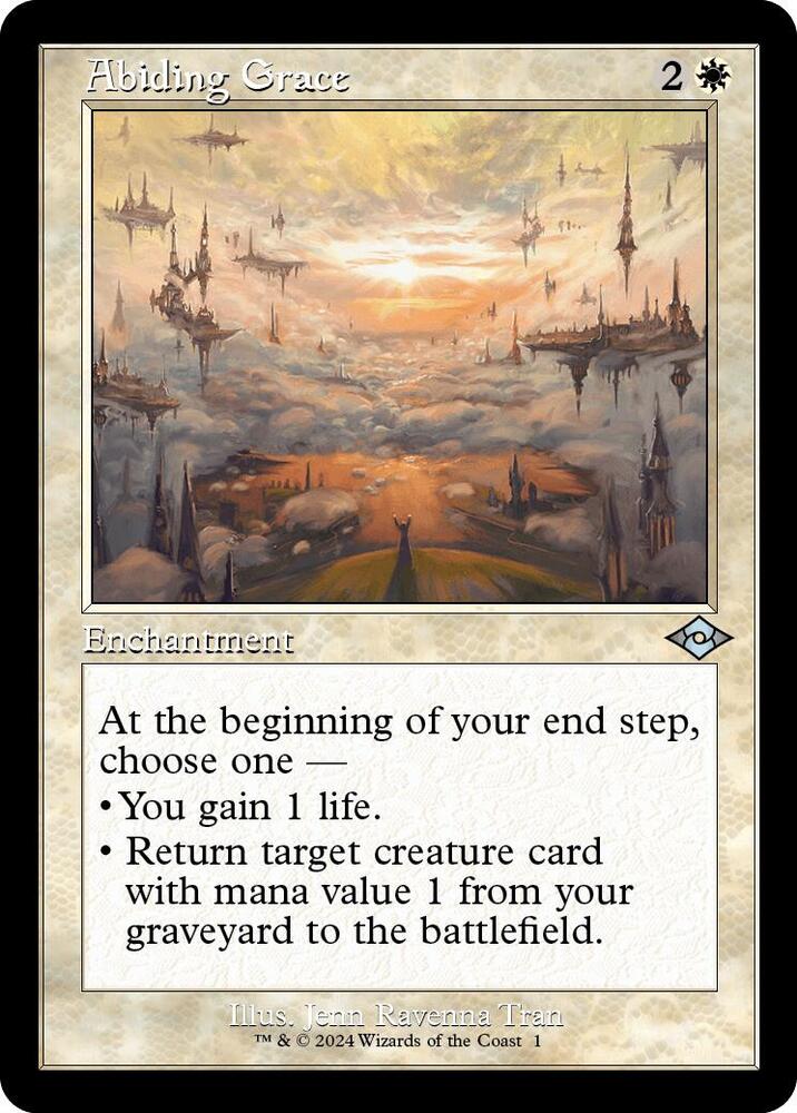 Abiding Grace (Retro Frame) 1 card from Modern Horizons 2