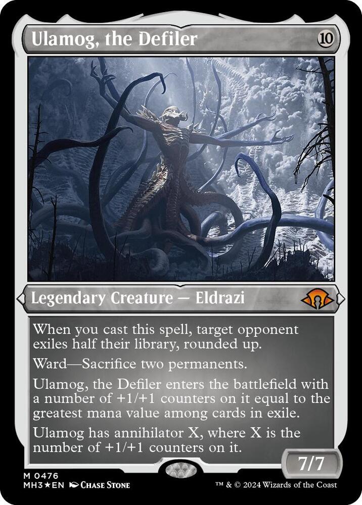 Ulamog, the Defiler (Foil Etched) 476 card from Modern Horizons 3