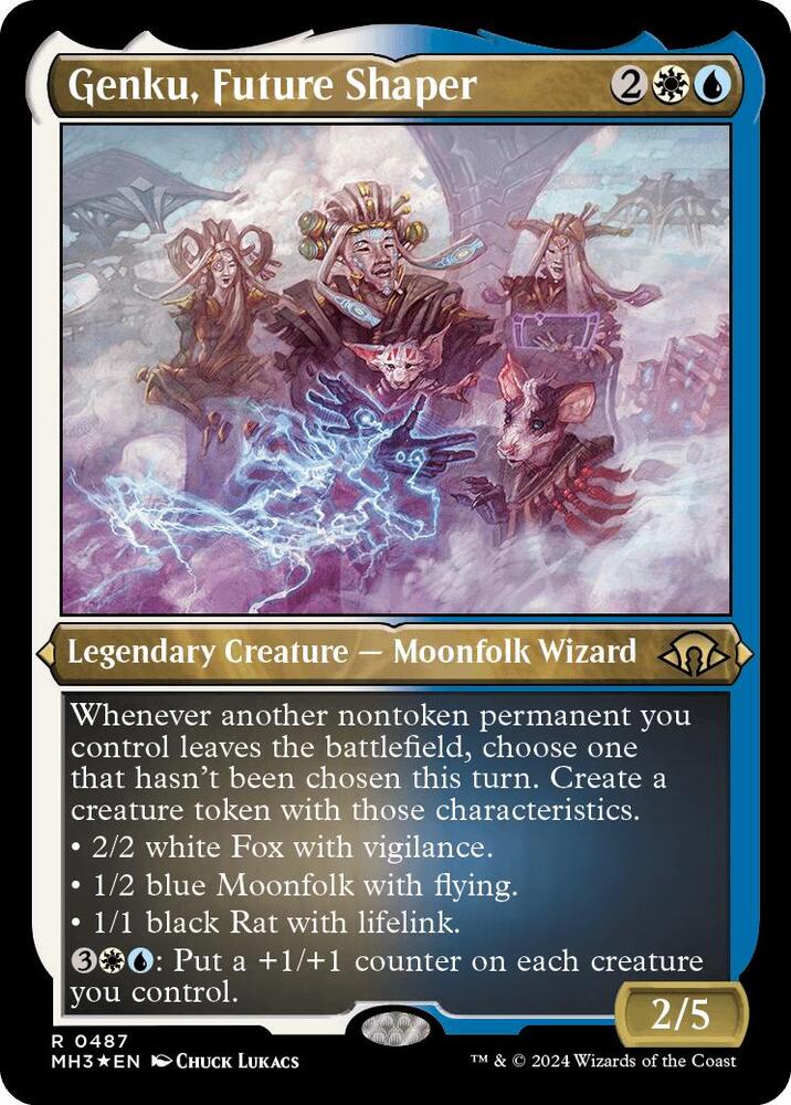 Genku, Future Shaper (Foil Etched) 487 card from Modern Horizons 3