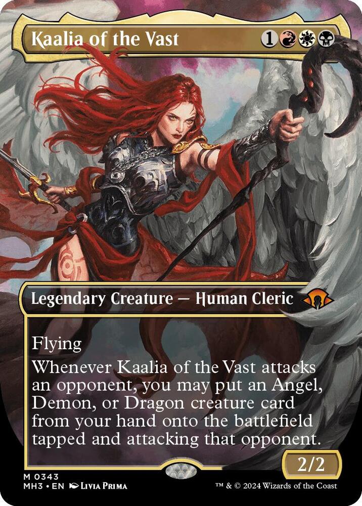 Kaalia of the Vast (Borderless) 343 card from Modern Horizons 3