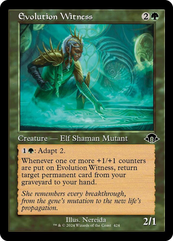 Evolution Witness (Retro Frame) 424 card from Modern Horizons 3
