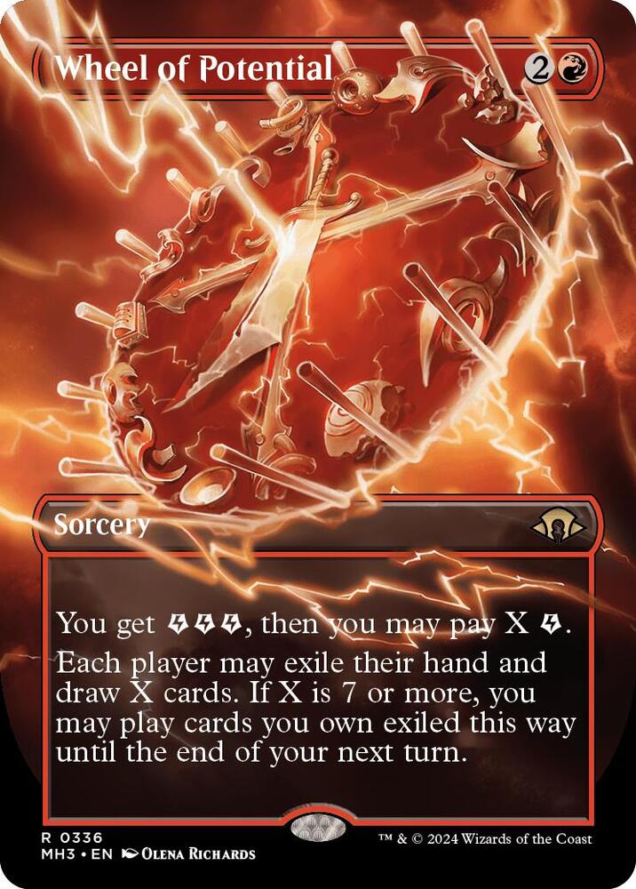 Wheel of Potential (Borderless) 336 card from Modern Horizons 3