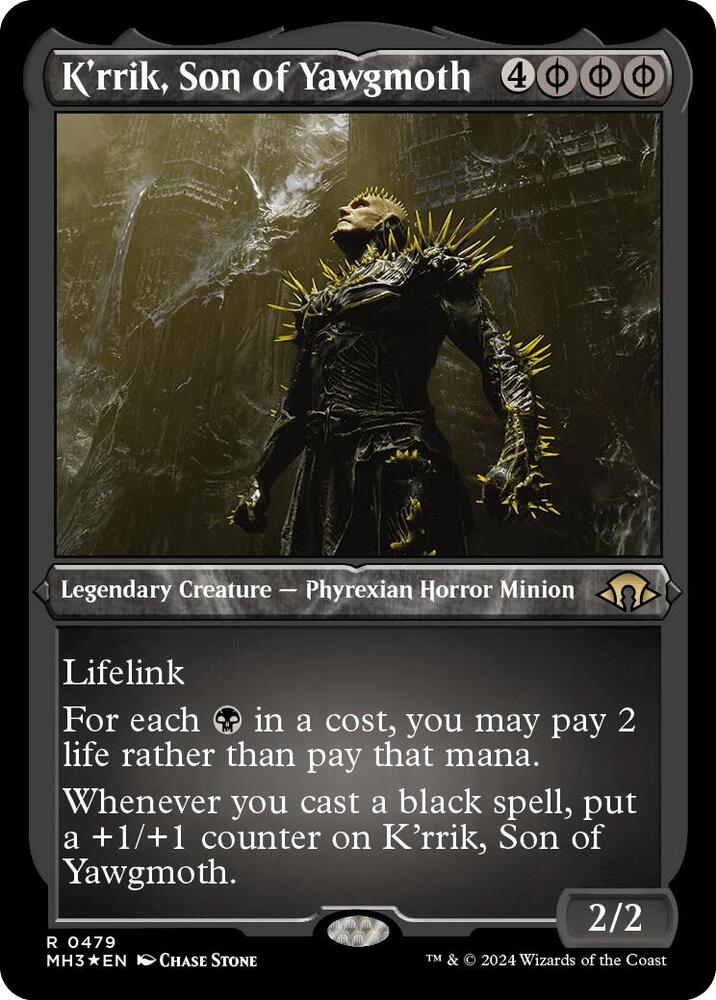 K'rrik, Son of Yawgmoth (Foil Etched) 479 card from Modern Horizons 3