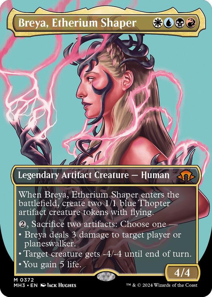 Breya, Etherium Shaper (Borderless) 372 card from Modern Horizons 3