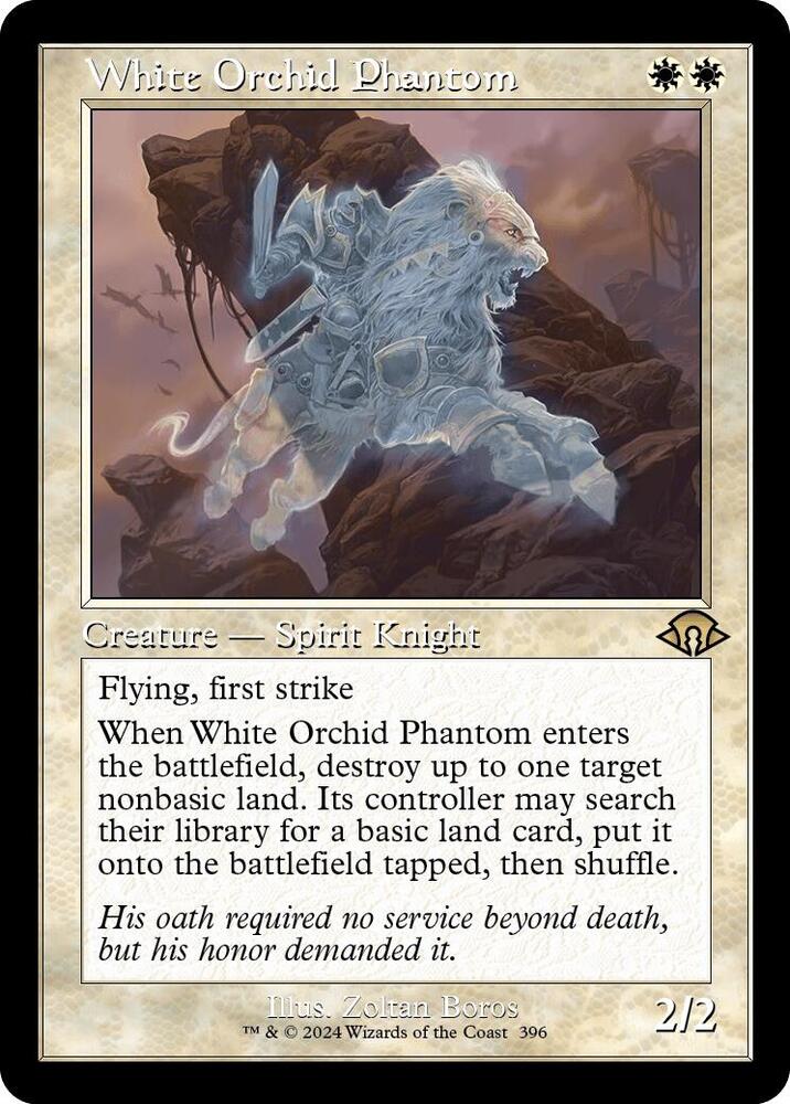 White Orchid Phantom (Retro Frame) 396 card from Modern Horizons 3