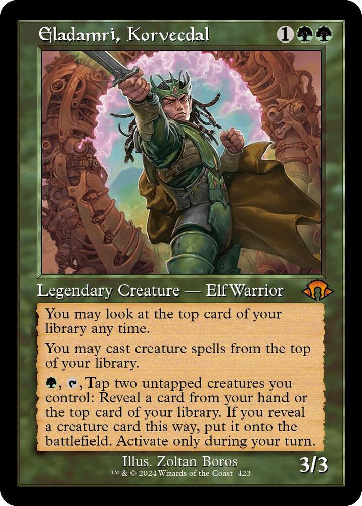 Eladamri, Korvecdal (Retro Frame) 423 card from Modern Horizons 3
