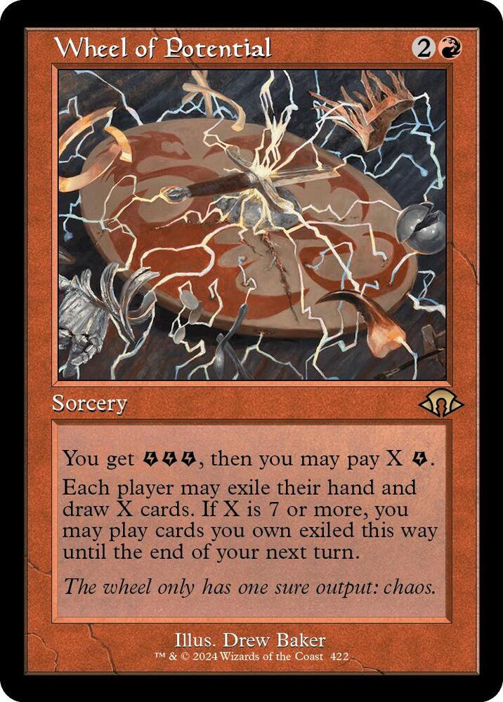 Wheel of Potential (Retro Frame) 422 card from Modern Horizons 3