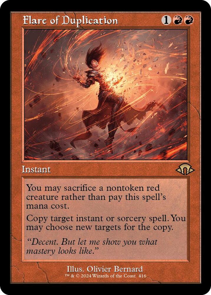 Flare of Duplication (Retro Frame) 416 card from Modern Horizons 3