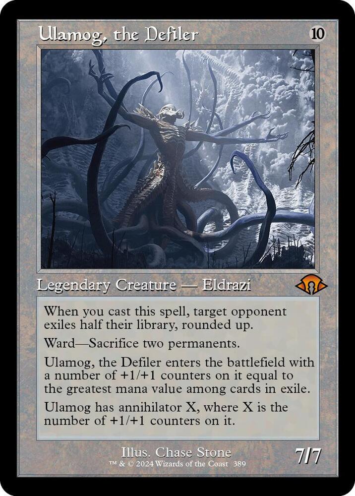 Ulamog, the Defiler (Retro Frame) 389 card from Modern Horizons 3