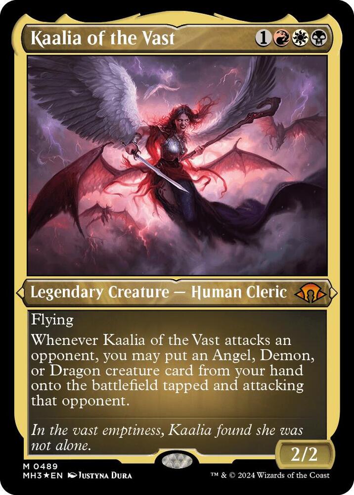 Kaalia of the Vast (Foil Etched) 489 card from Modern Horizons 3
