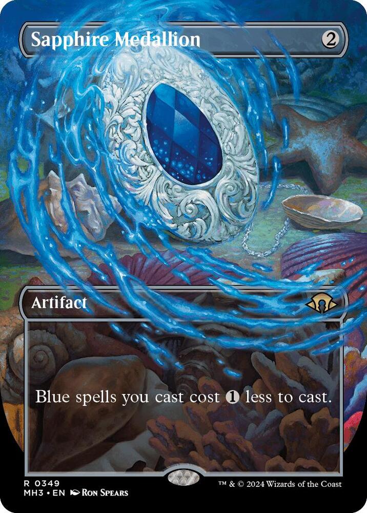 Sapphire Medallion (Borderless) 349 card from Modern Horizons 3