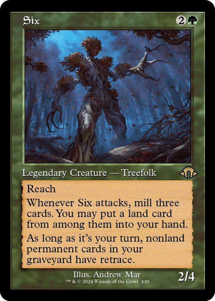 Six (Retro Frame) 430 card from Modern Horizons 3