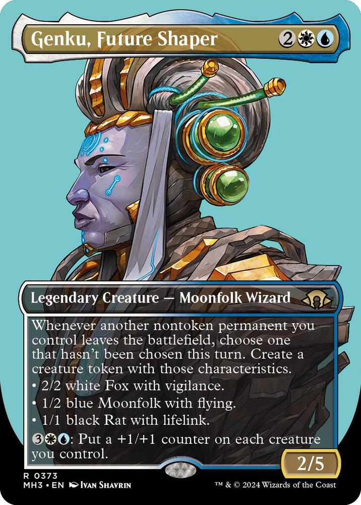 Genku, Future Shaper (Borderless) 373 card from Modern Horizons 3