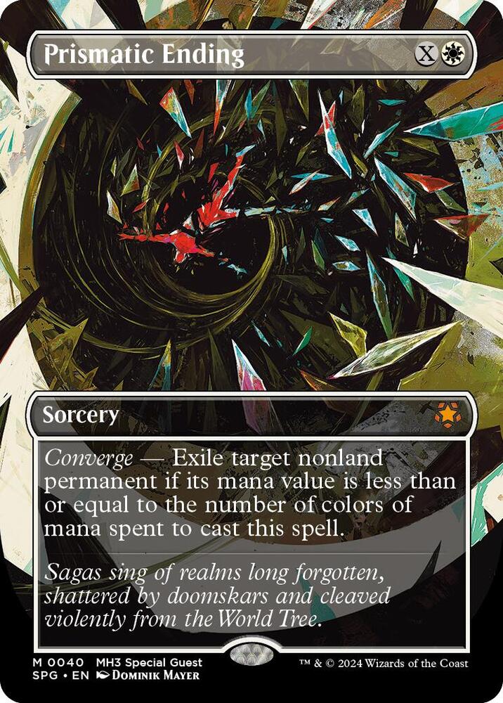 Prismatic Ending (Borderless) 40 card from Special Guests