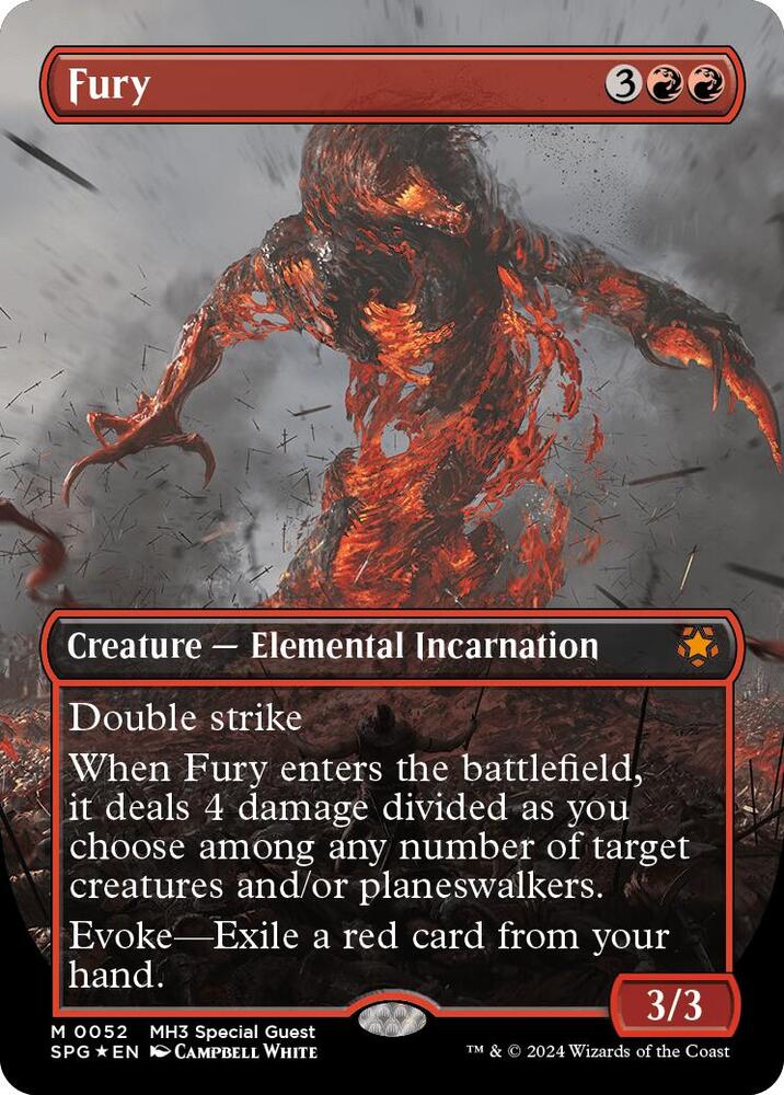 Fury (Borderless) (Textured Foil) 52 card from Special Guests