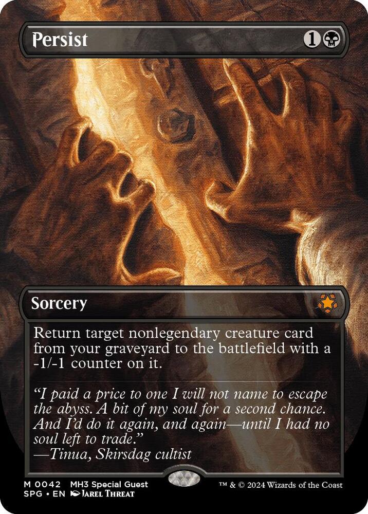 Persist (Borderless) 42 card from Special Guests