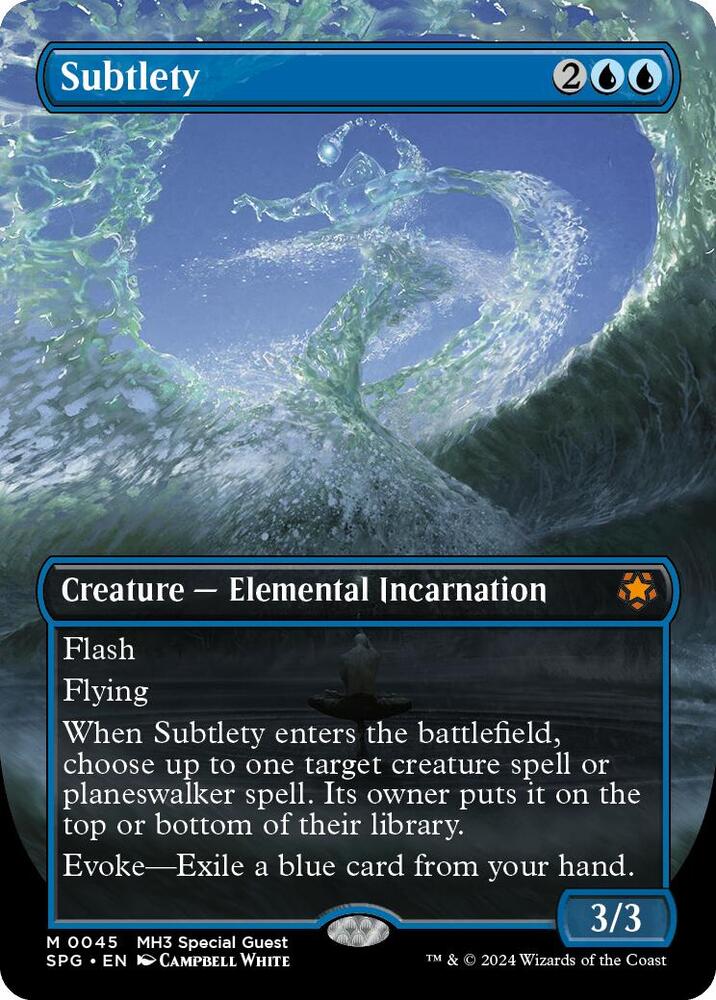 Subtlety (Borderless) 45 card from Special Guests